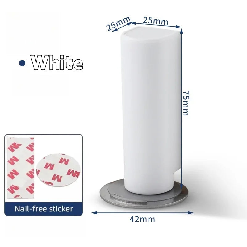 Magnetic Door Stoppers Stainless Steel Door Stops Mute Door Holder Keep Door Open No Drilling Door Stop Heavy Duty Door Suction