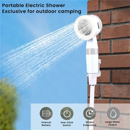 Camping Shower Set Portable Outdoor Shower Electric Hiking Shower Water Bag For Travel Car Washing Camping Survival Equipment