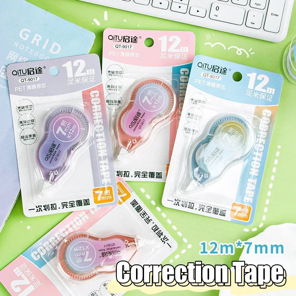 Mini White Correction Tape Multi-style Large Capacity Student Kawaii Error Correction Erasers Student School Stationery Supplies