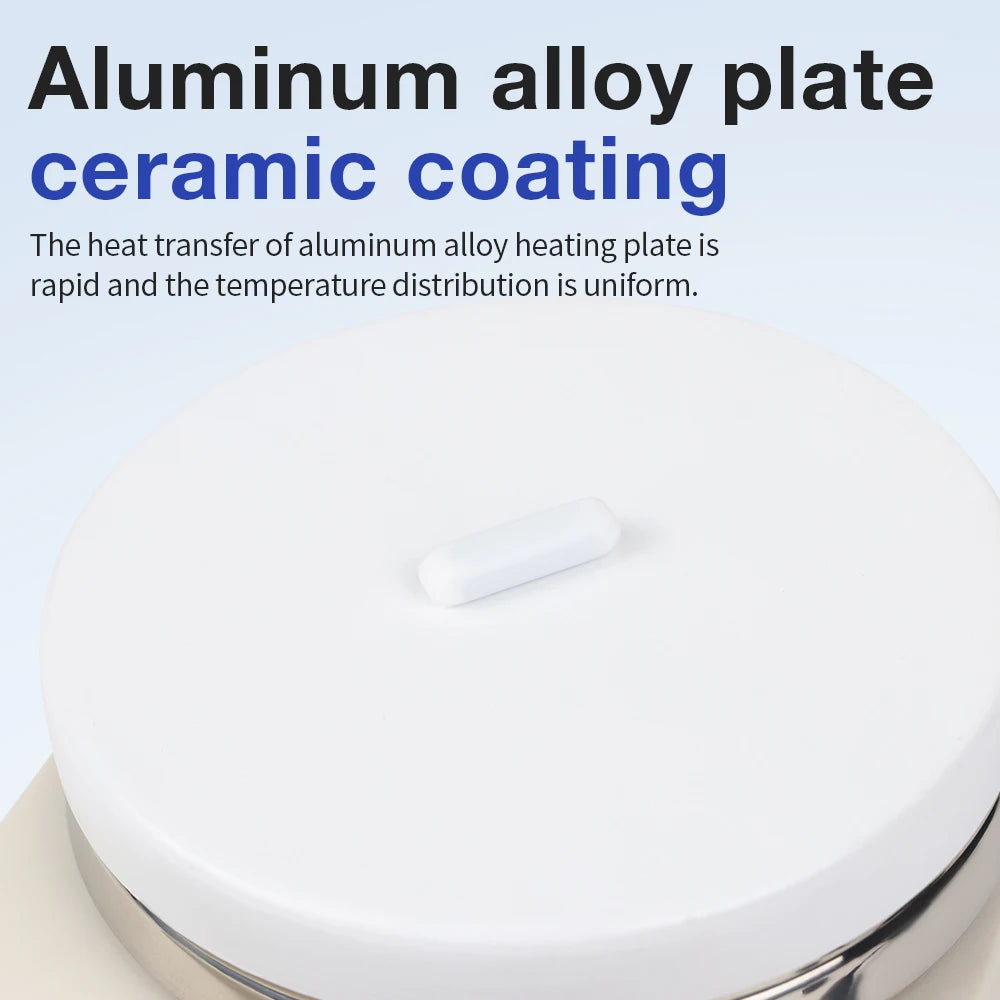 Lab Magnetic Stirrer Heating Plate 220V Digital Display 1500rpm Adjustable Churn Stir Machine Blender Laboratory Stirrer