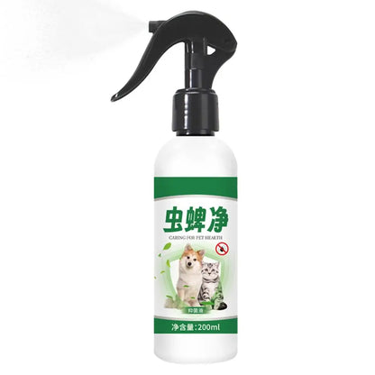 Pet external insect repellent spray natural medicine mild anti-allergic flea and tick remover for cats and dogs