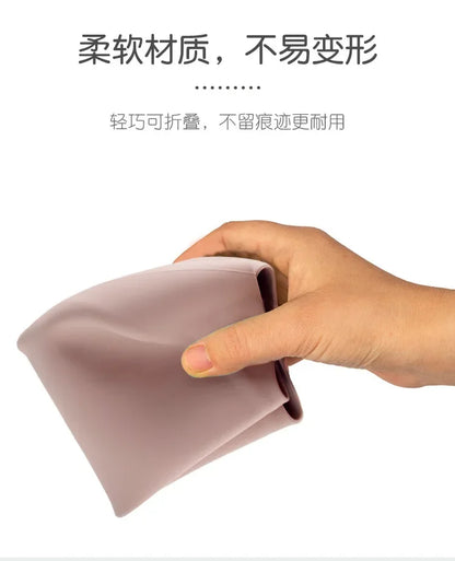 Baby Food Grade Silicone Children's Saliva Pocket 3D Waterproof Food Bib Rice Pocket Hygienic Silicone Bib for Children