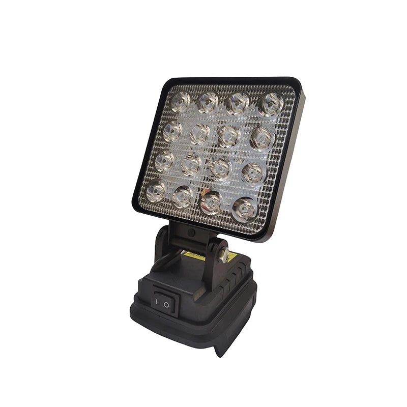Led Light For Dewalt 18V Battery Portable Spotlight Cordless Outdoor Work Fishing Handheld Emergency ToolLight No Battery No USB
