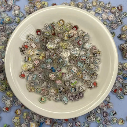 Chiikawa acrylic DIY accessories animation peripheral acrylic accessories Xiaobawusaqi flying cat and mouse accessories pendant