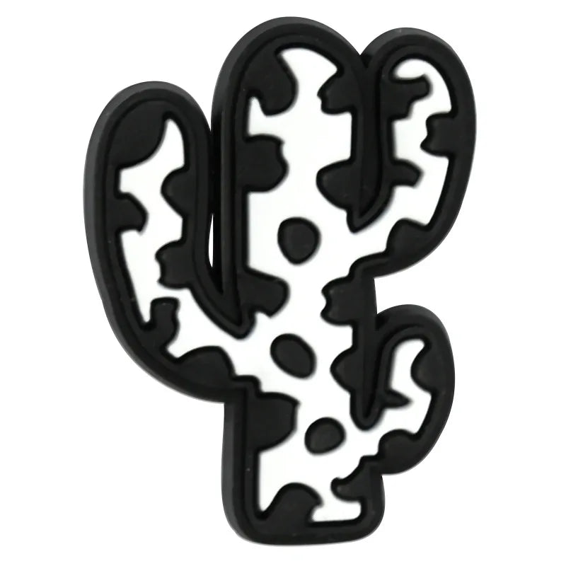 Leopard Print Shoe Charms for Crocs Pin Accessories Decoration Bracelet Wristband PVC Pin Women Party Gifts