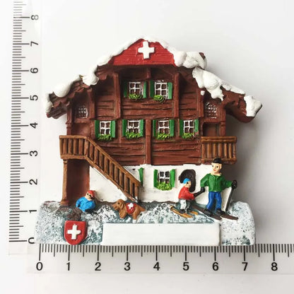 Europe Switzerland 3D Fridge Magnets Tourism Souvenir Refrigerator Magnets Sticker Collection Handicraft Decoration Articles