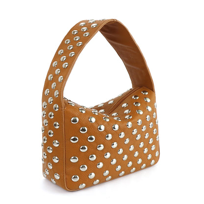 Studded Purses Y2k Shoulder Bag Punk Women Small Shouder Purse Vegan Leather Designer Handbags Streetwear