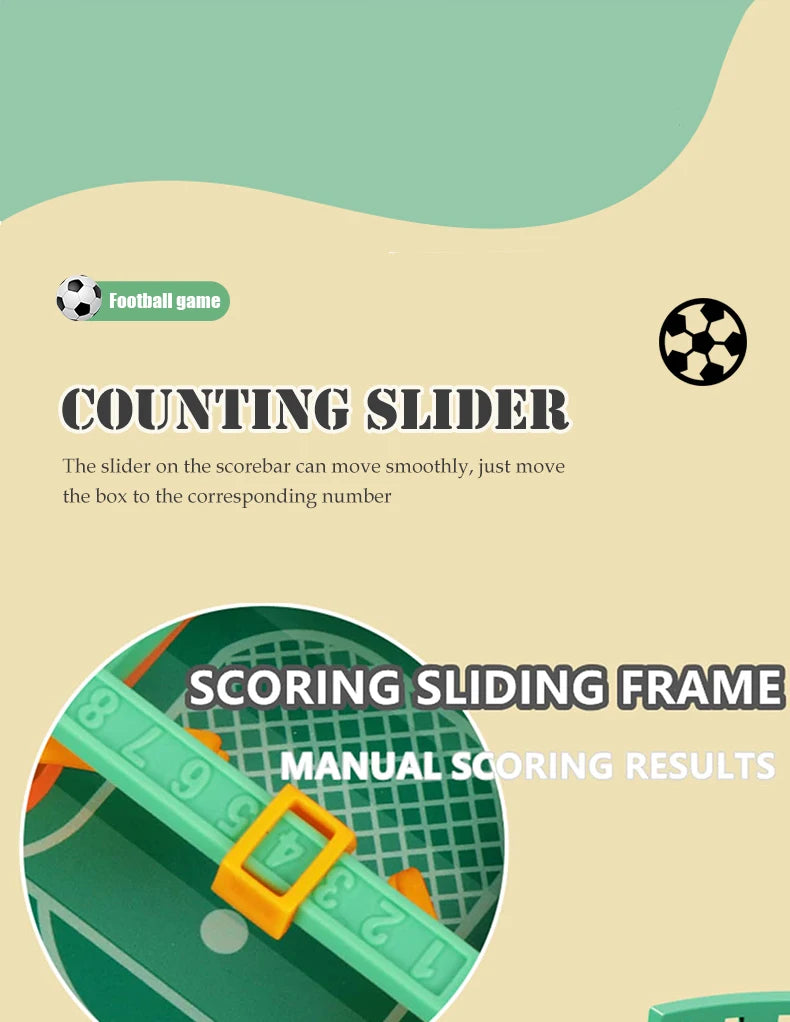 Football Table Mini Tabletop Interactive Game, Soccer Tabletops Competition Sports Games Desktop Catapult Toys for Family Game
