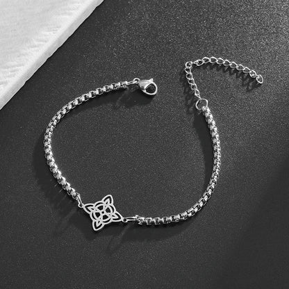 Angel Seal Archangel Metatron Cube Bracelet Women Men Salomon Box Chain Bracelet Stainless Steel Jewelry Gift