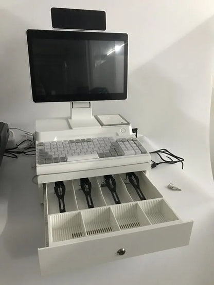 14.1 inch touch screen, cash box, keyboard, whole package POS computer factory POS System cash Register Terminal