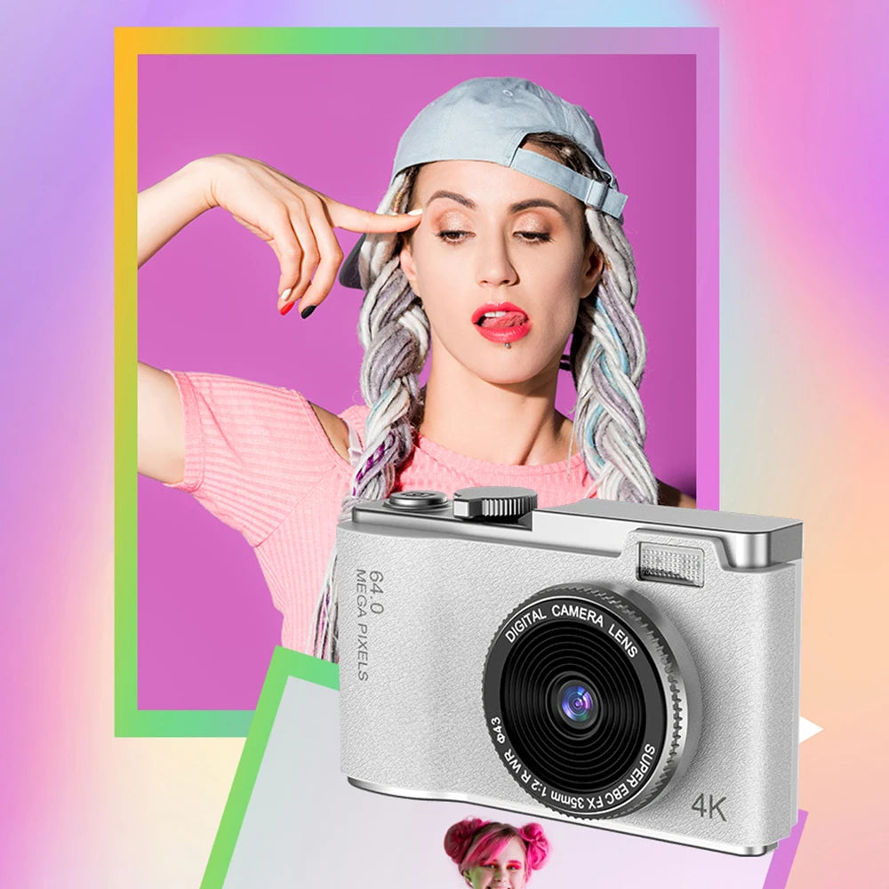 Digital Camera Autofocus Camera for Kid Camcorder with 8x Zoom Compact Cameras 1080P Cameras for Beginner Photography