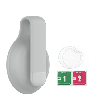 Silicone Steel Clip Compatible with Apple AirTag - Protective Silicone Clip for Tracker Protect Keychain Silicone Cover