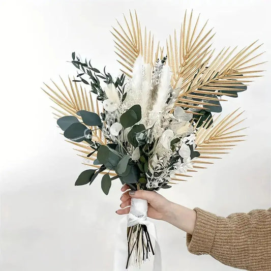 6/12 gold faux palm fronds, outdoor faux palm fronds, fake tropical palm fronds, birthday and wedding party decorations