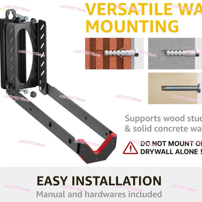 Rotating Bicycle Wall Rack Equipment Bracket