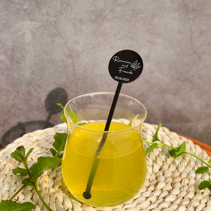 30/50/100pcs Custom Cocktail stirrers Personalised Drink Stirrers Wedding Decorations Baby Shower Swizzle Decoration Party Decor