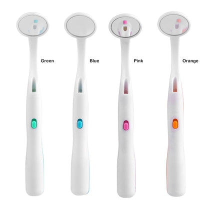 LED Lighting Dental Mouth Mirror Super Bright Teeth Whiten Clean Checking Tool