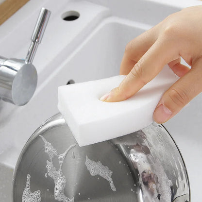 50pcs White Magic Melamine Sponge Eraser Kitchen Office Bathroom Clean Accessory/Dish Cleaning  Nano 100*70*30mm