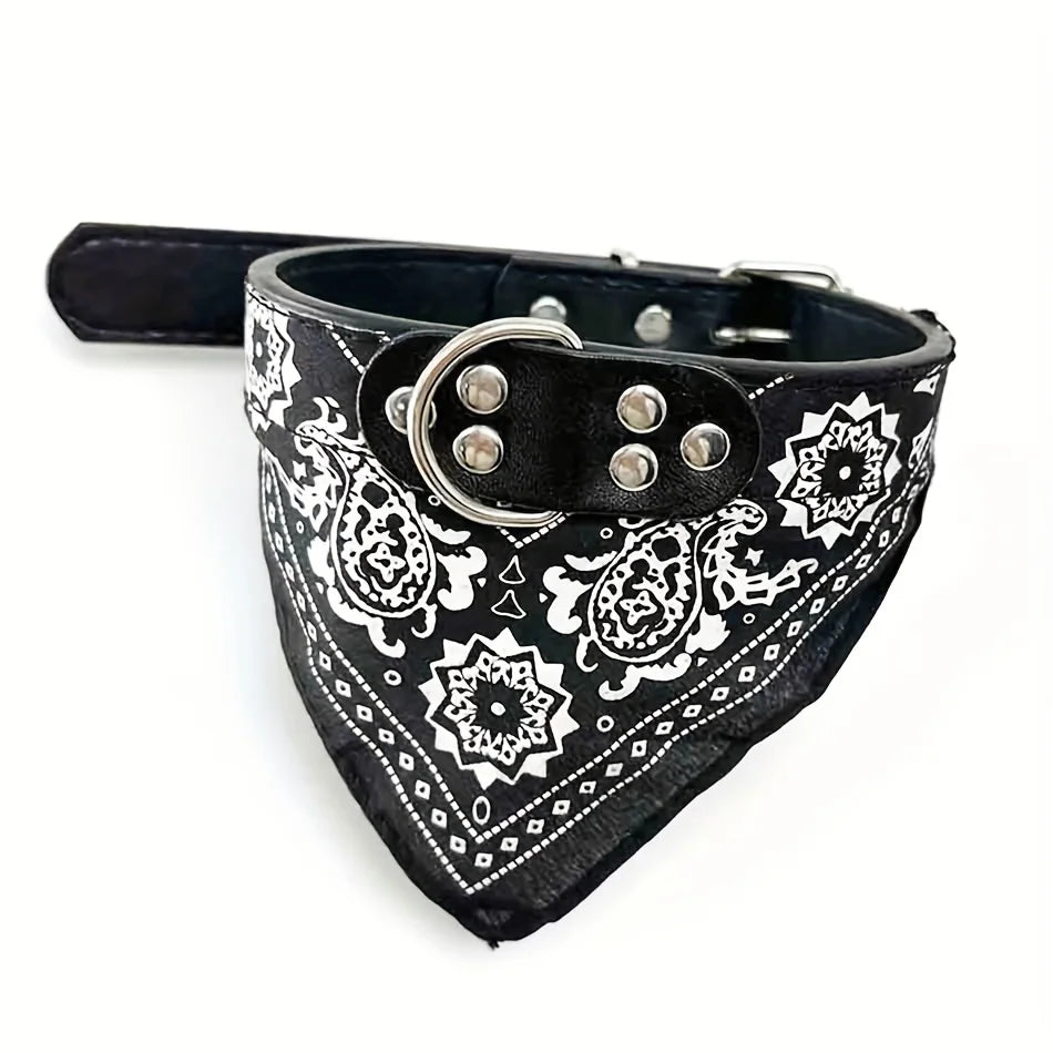 Pet Ethnic Style Soft Pet Dog Collar Adjustable Pet Cat Scarf Collars Neckerchief Pet Accessories