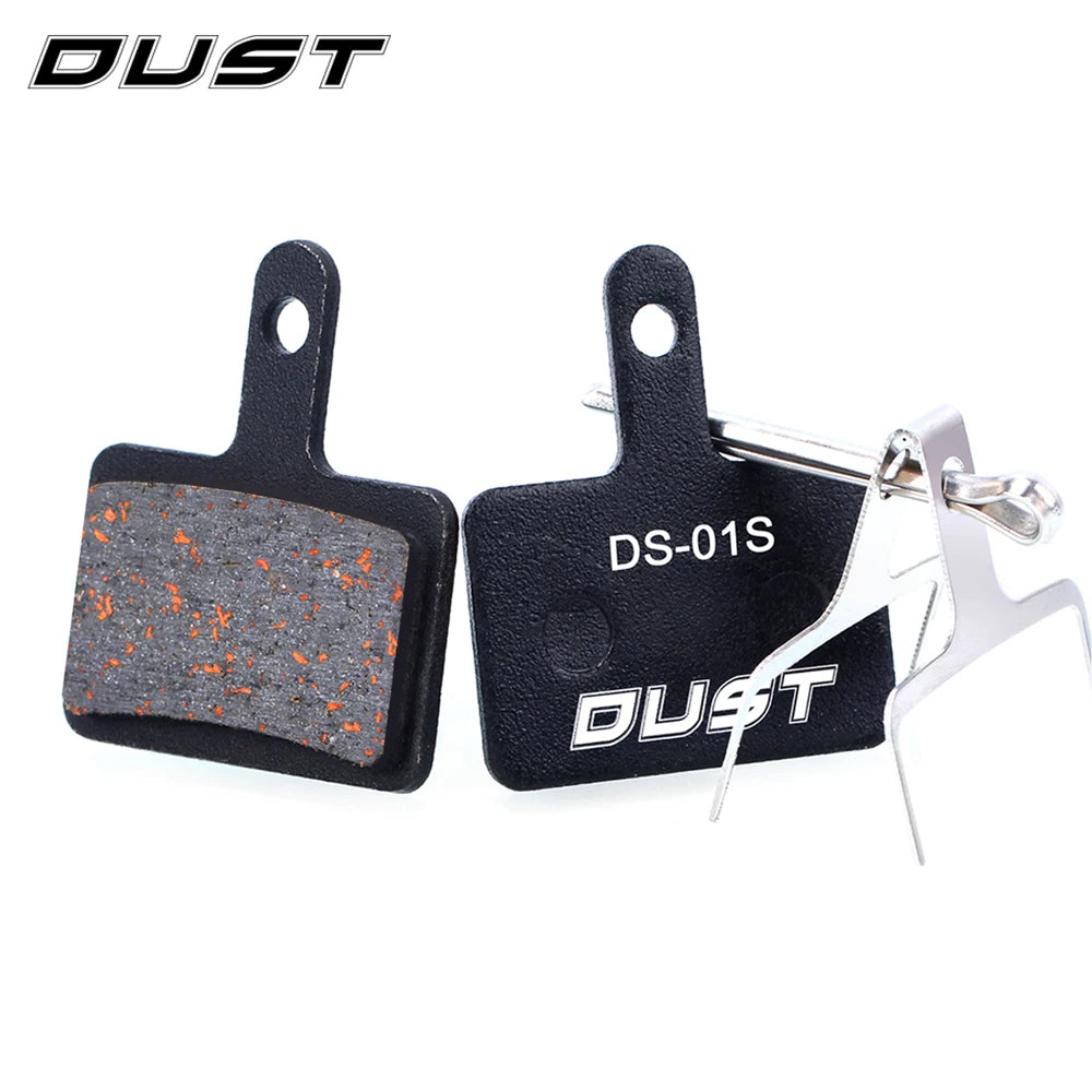 DUST 1Pair Semi-Metal Bicycle Hydraulic Disc Brake Pads MTB Mountain Bike Parts for SHIMANO XT XTR M315 SRAM Avid BB5 BB7 E1 E3