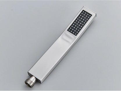 Uythner Handshower Head Brass Shower Head Square Handheld Head Replace Head Faucet Accessory Brass Material
