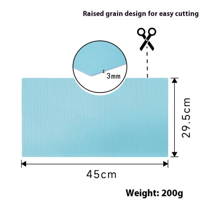 Silicone Refrigerator Liner Square Drawer Mat anti-slip Anti-mildew Refrigerator Compartment Protection Cuttable Mat