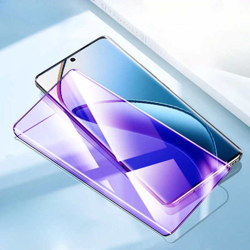3D Curved Tempered Glass for Realme 12 Pro Plus Screen Protector on  Realme12Pro 12Pro+ 12ProPlus Anti Blue Light Glass Film
