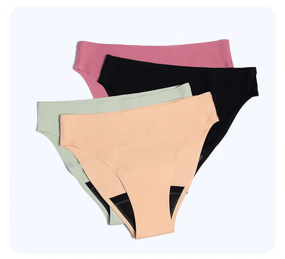 Menstrual Panties Women Leak proof Menstrual Period Underwear Ice Silk Menstruation Panties Menstrual Cycle Absorbent Underwear