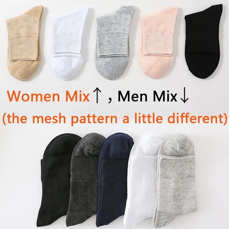 Women's 5 Pairs Quality Cotton Diabetic Middle Socks Comfortable Loose Mouth  Plus Size48,49,50 Older Men's Diabetic Socks Meias