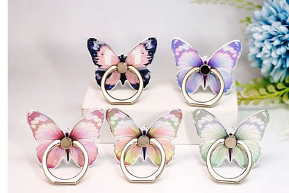 Luxury Universal Beautiful Butterfly Mobile Phone Handle Holder Suitable Mobile Phone Ring Holder Mobile Phone Holder Socket
