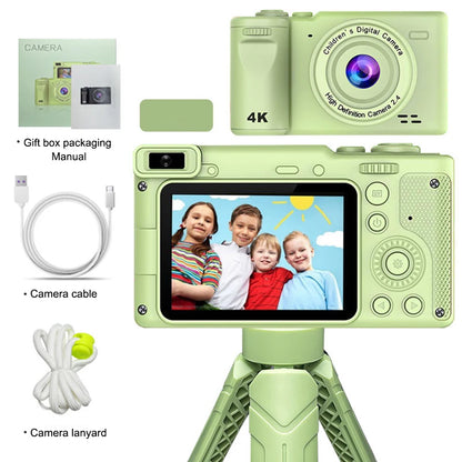 HD 50MP Digital Camera Autofocus Vlogging Camera with 2.4" Large Screen Camcorder Camera For kids Beginner Camera 8x Dual Camera