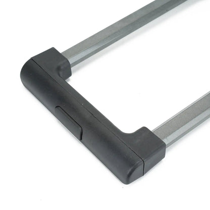 Replacement Travel Suitcase Telescopic Handle Black Traveling Accessories Sturdy Stylish Metal Pull Rod Stretchable 32inch Long