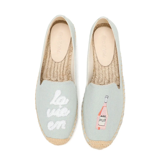 Espadrilles for Women  Fashion Hemp flat office shoes for women free shipping Platform   comfortable for work