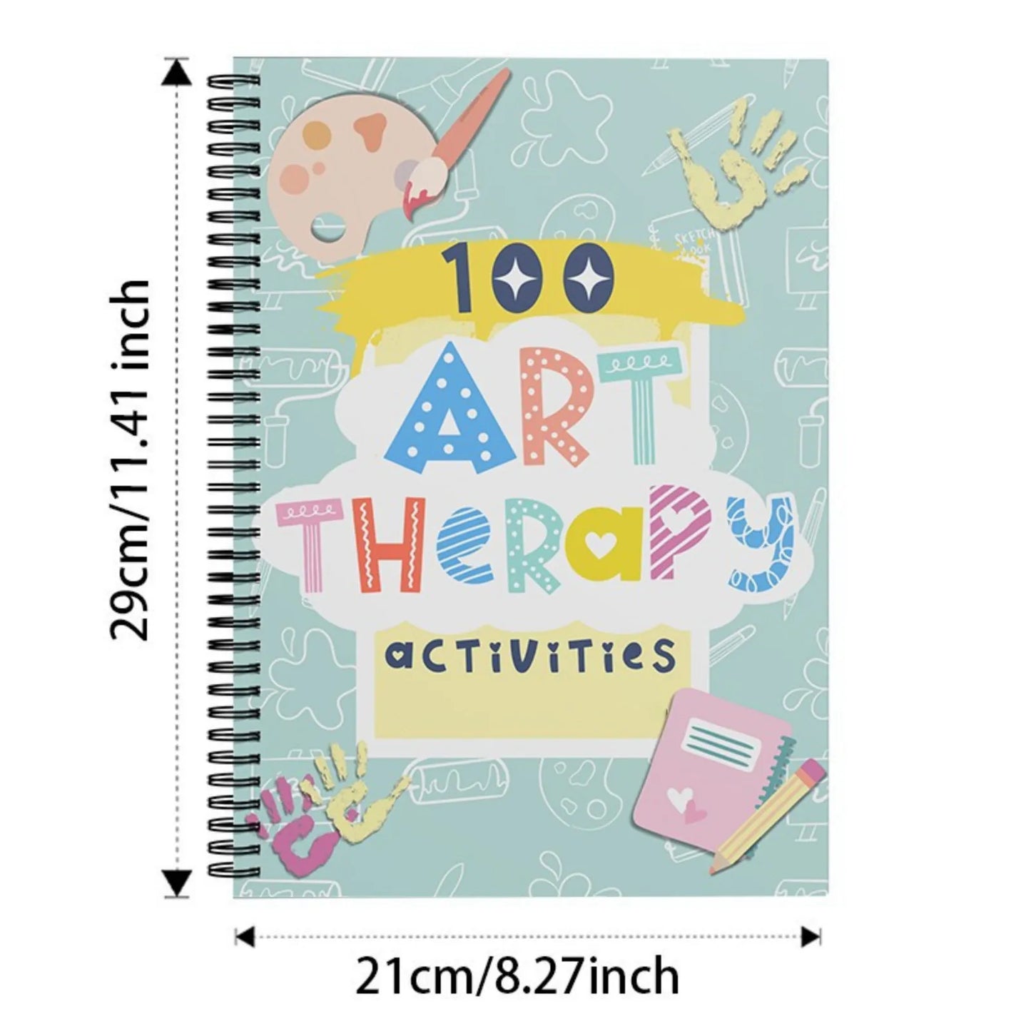 Art Therapy: 100 Fun And Engaging Activities For Kids and Teens: A Fun Therapeutic Approach For Managing Thoughts And Feelings
