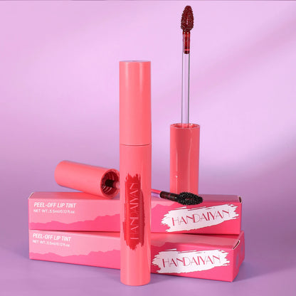 Handaiyan Lip Gloss Longlasting Lip Liner Brown Lipstick Liquid Matte Waterproof Lipgloss Lip Stain Tint Glaze Makeup