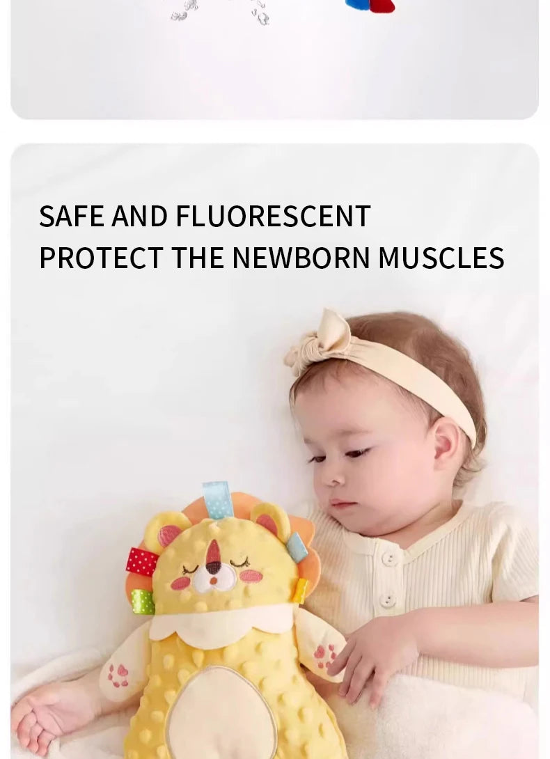 Baby Comforter Blanket Plush Stuffed Animal Security Blanket for Babies Soothe Appease Towel Soft Plush Newborn Sleeping Dolls