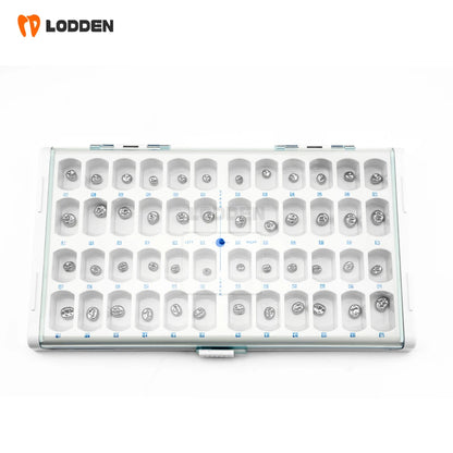 5/48pcs Dental Kids Teeth Crowns Orthodontic Stainless steel Temporary Tooth Crown Individual Model Dentistry  Preformed Tool