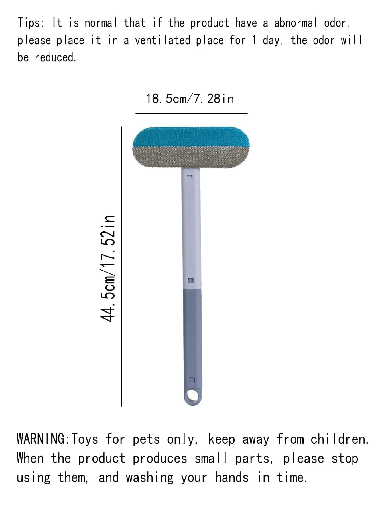 Multifunctional Pet Hair Remover Brush with Long Handle – Window Cleaning & Pet Fur Removal Tool for Cats and Dogs
