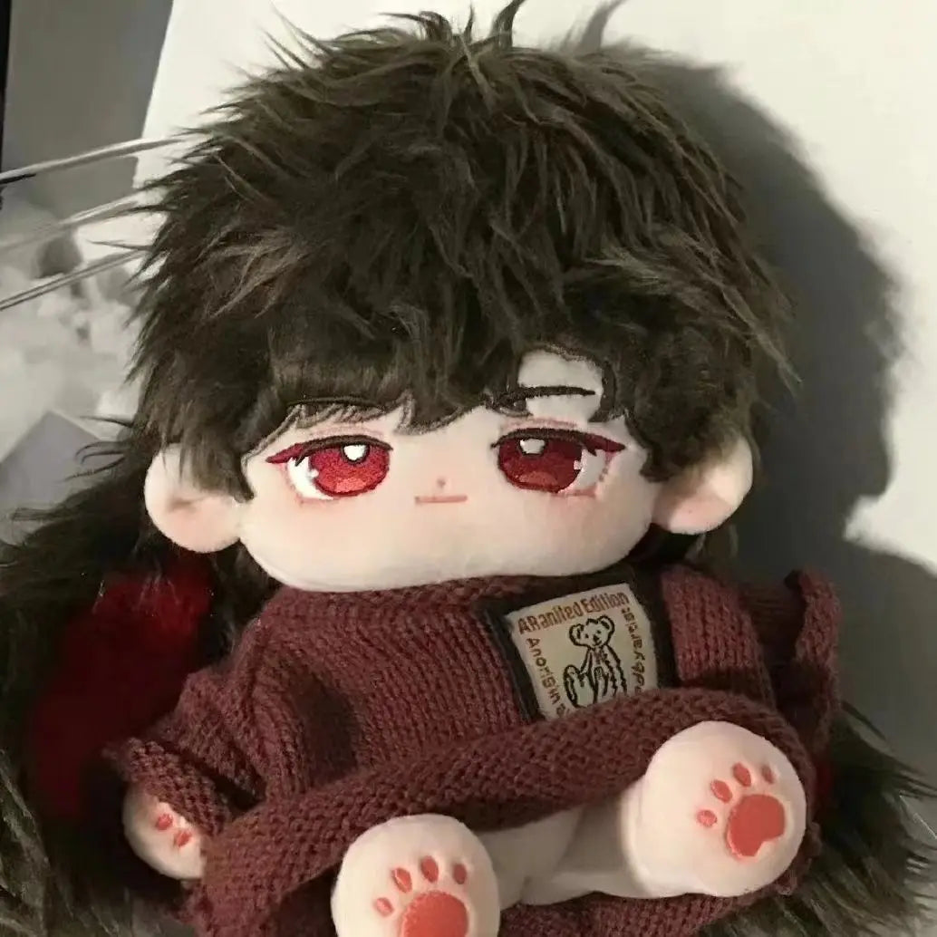 20cm Dress-up Doll's Clothes Cotton Doll Cute Clothes Cartoon Plush Doll Clothes Naked Doll Regular Body Only Clothes No Doll