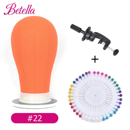 Canvas Block Head Kit Training Mannequin Wig Head Display Styling Mannequin Manikin Head Wig Stand wig head Stand