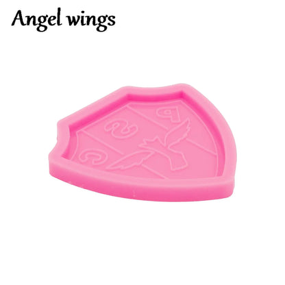 DY1206 African Tribal Symbols Badge Reel Mold Epoxy Resin, Medical,Medical, Physical Therapy, Pharmacy Nursing Chocolate Moulds