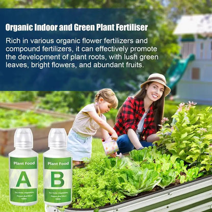 A And B Hydroponic Garden Plant Fertilizer Fruits And Vegetable Soilless Cultivation Nutrient For Flowers Vegetables Grass