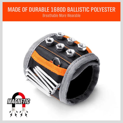 Magnetic Wristband with Strong Magnets Holds Screws Nails Drill Bit Organizer Storage Belt Tool Storage Wrist
