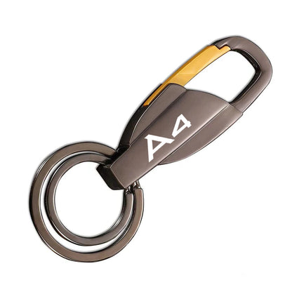 For AUDI A4 b8 b9 b6 b7 Auto accessories Multifunctional keychain leather keychain metal gift