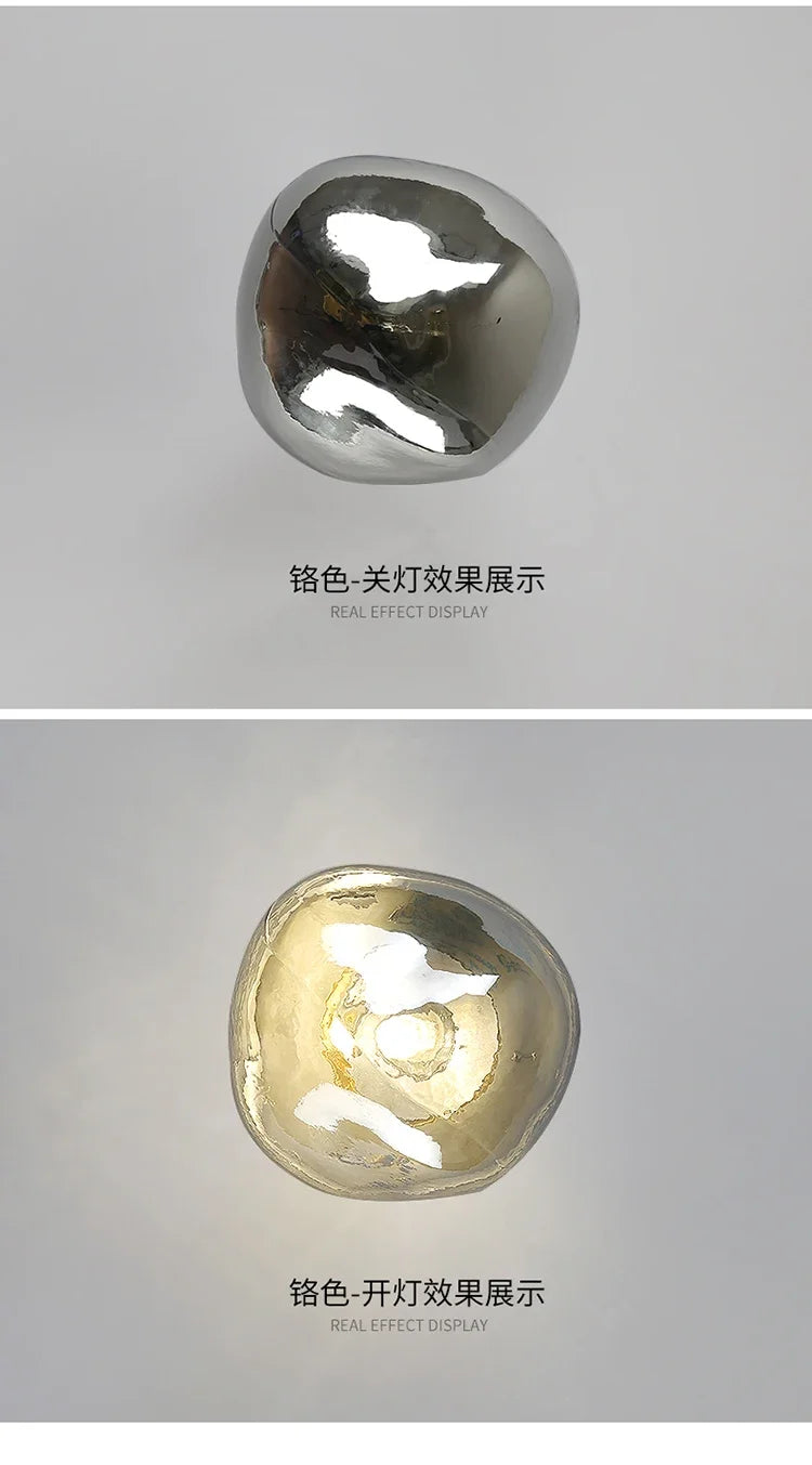 Lava Wall Lamp Glass Background Wall Decorative Nordic Living Room Lamp Bedroom Bedside Lamp Staircase Bar