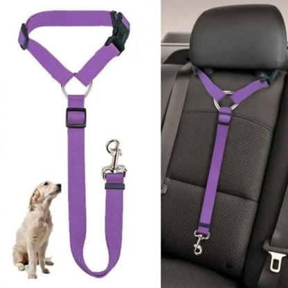 Adjustable Dog Seat Belt Dog Harness Pet Car Vehicle Seat Belt Pet Safety Leash Leads for Dogs/Cats Adjustable