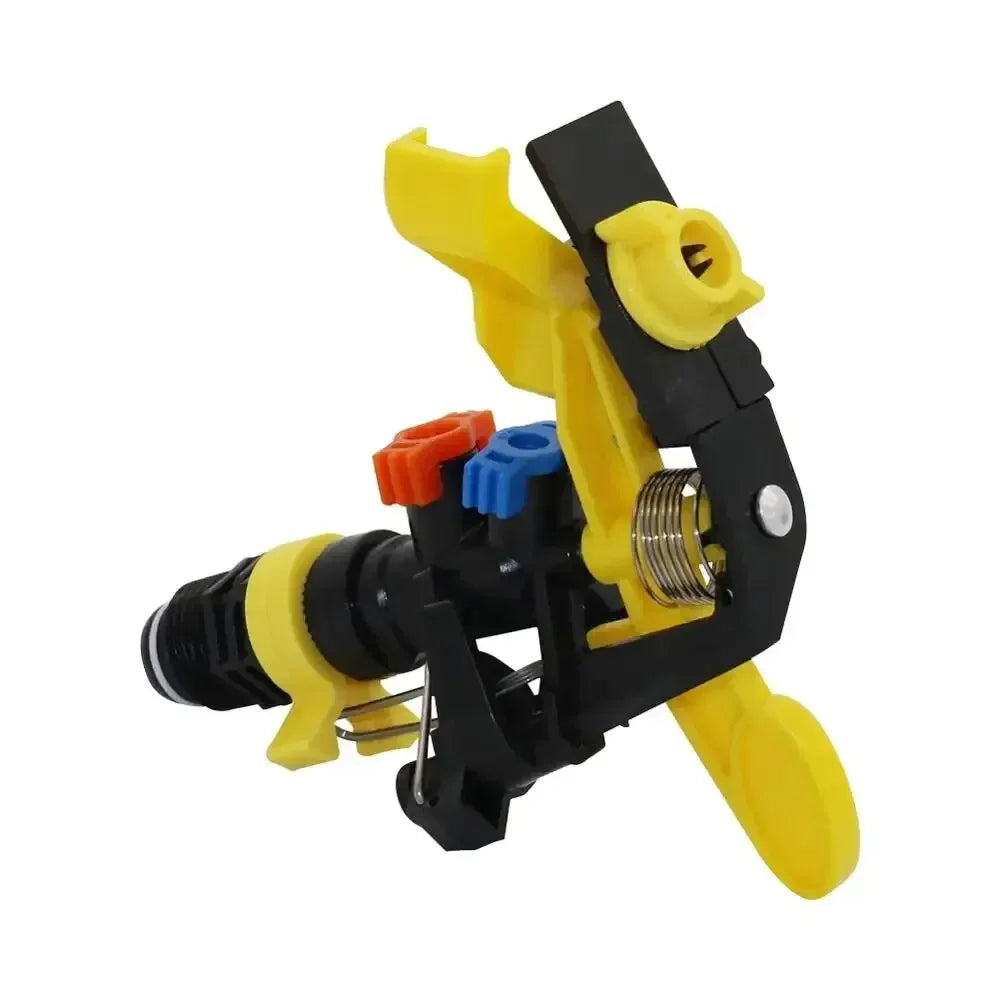Adjustable Rocker Impact Sprinkler, 360° Rotary Watering Nozzle for Lawn, Garden, Agriculture Irrigation