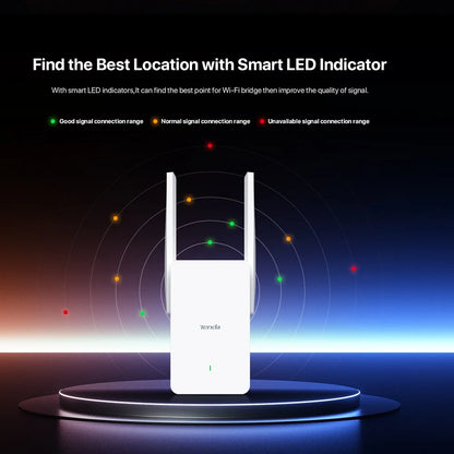 Tenda Wi-Fi 6 Range Extender AX1500 A23 2.4G&5GHz Dual Band Signal Expansion Repeater 2*5dBi antennas With Gigabit Ethernet port