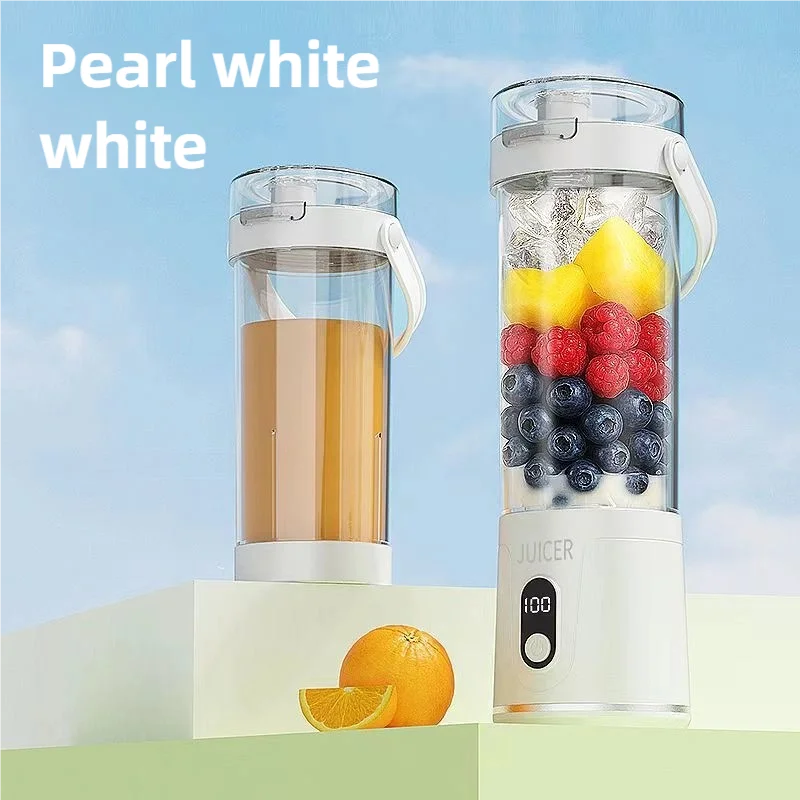 New Portable Juice Blender 600ml 12 Blades Fast Blending USB Rechargeable For Outdoor Milkshake Smoothie Electric Blender
