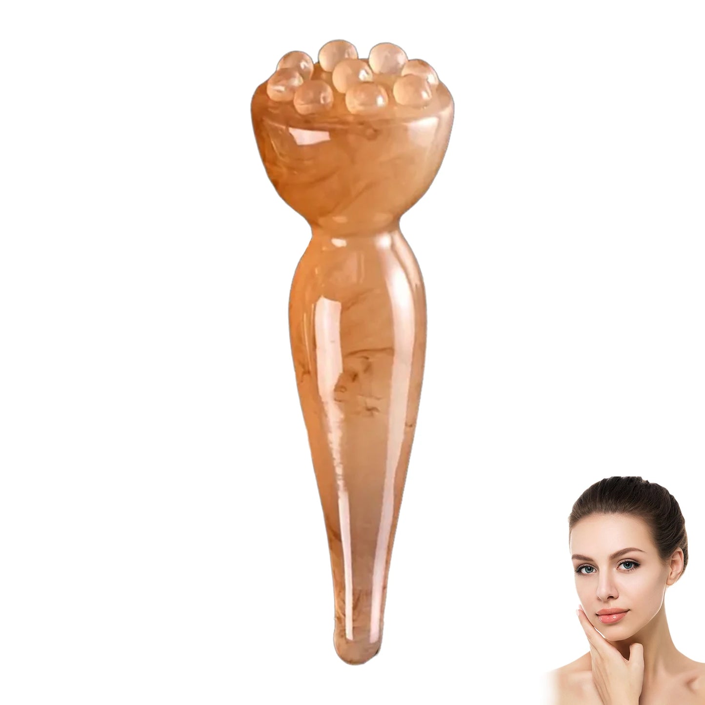 smooth Face Massage Tools Resin Gua Sha Face Skin Care massage sticks lotus seedpod shape massager facial Physiotherapy tool