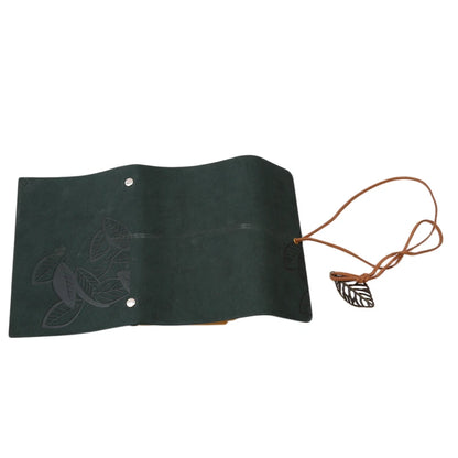 1PC Retro Leaf Notebook School Office Stationery Diary Notepad Literature PU Leather Note Book Traveler Journal Planners Gifts